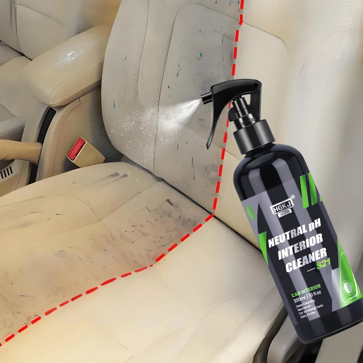 Waterless Automotive Multipurpose Car Interior Cleaner