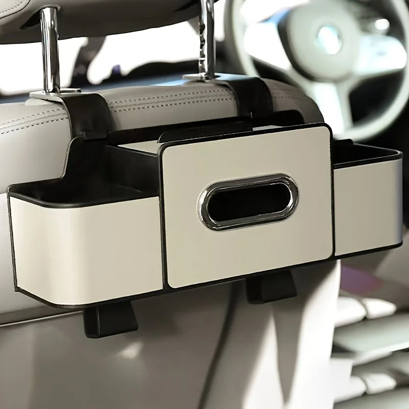 Car Seat Organizer with Cup Holder and Storage Compartment