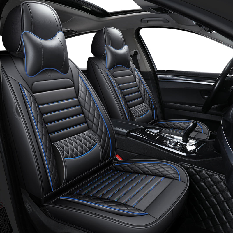 Universal PU Leather Car Seat Cover Full Coverage