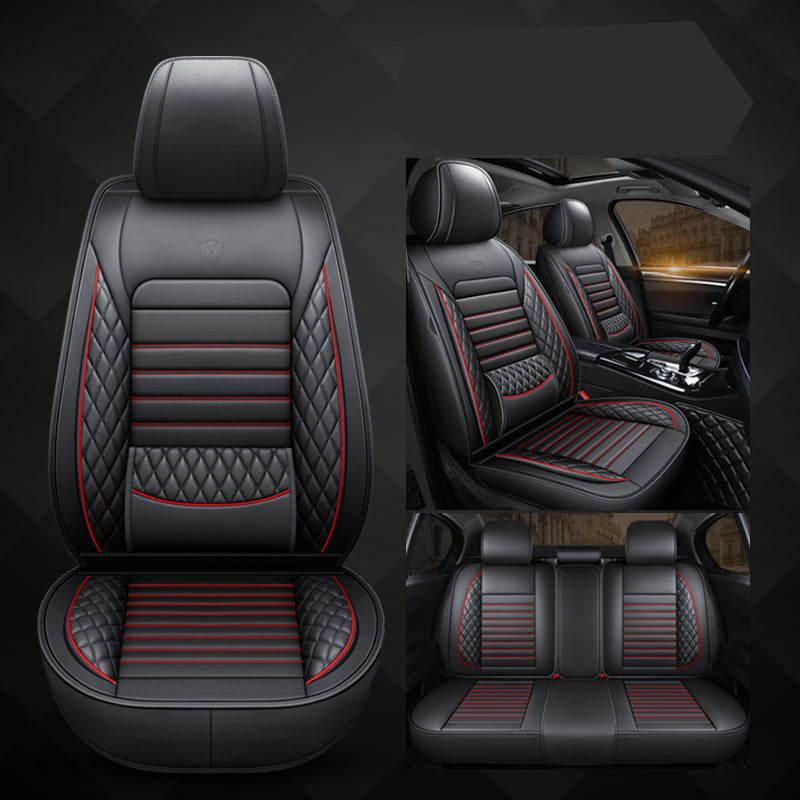 Universal PU Leather Car Seat Cover Full Coverage
