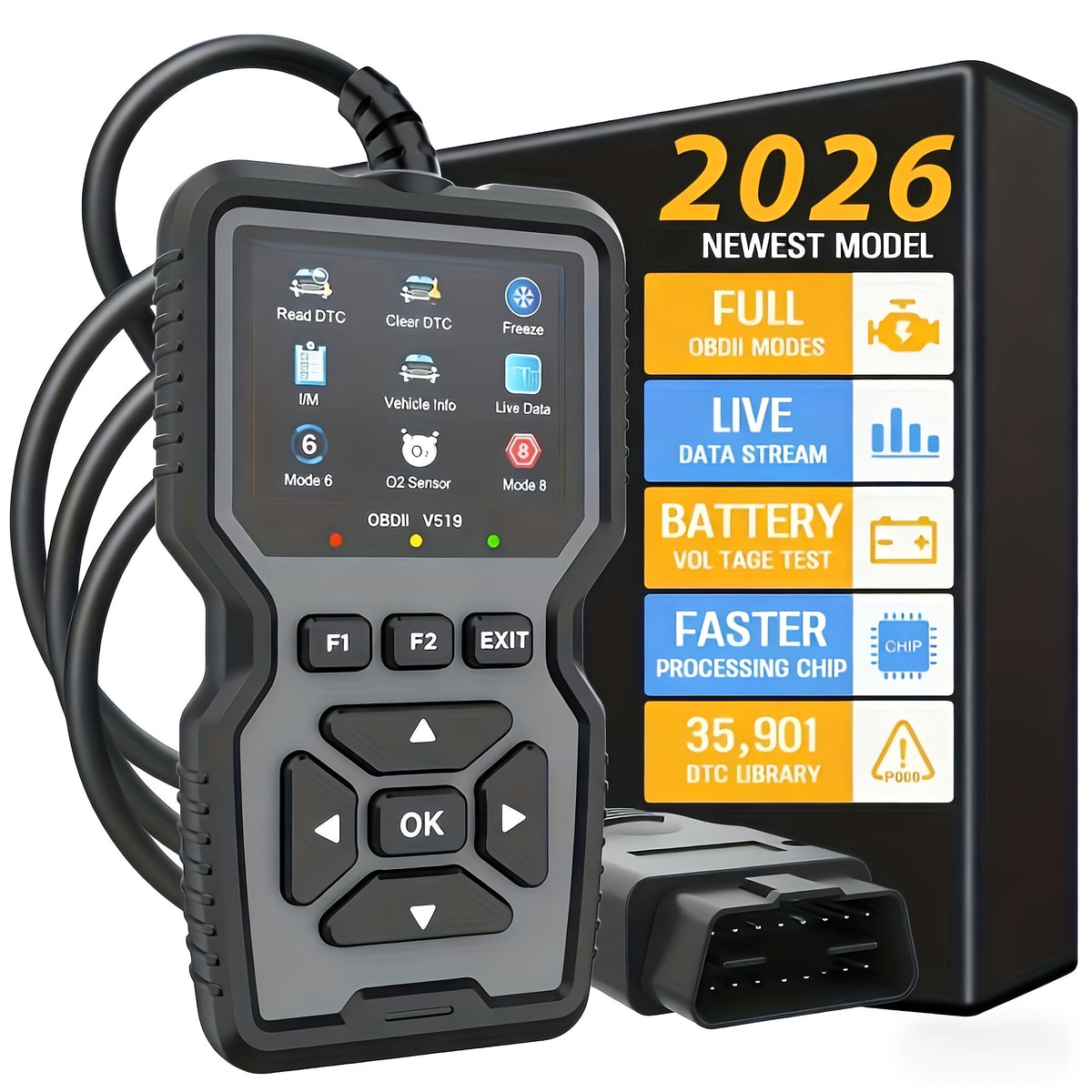 OBD2 V519 Pro Automotive Scanner – Professional Diagnostics and Check Engine Light Eraser