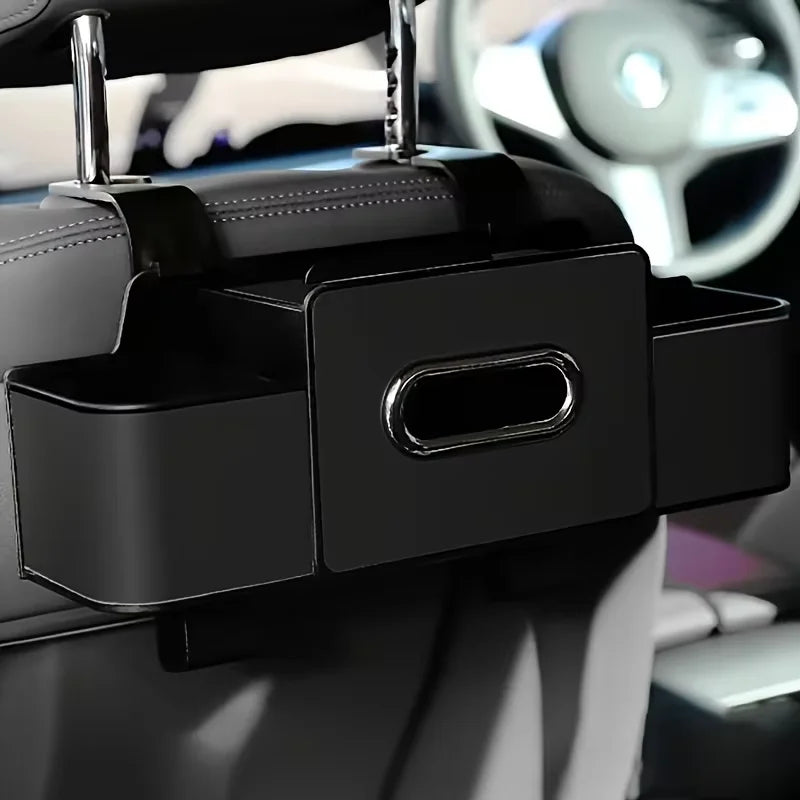 Car Seat Organizer with Cup Holder and Storage Compartment