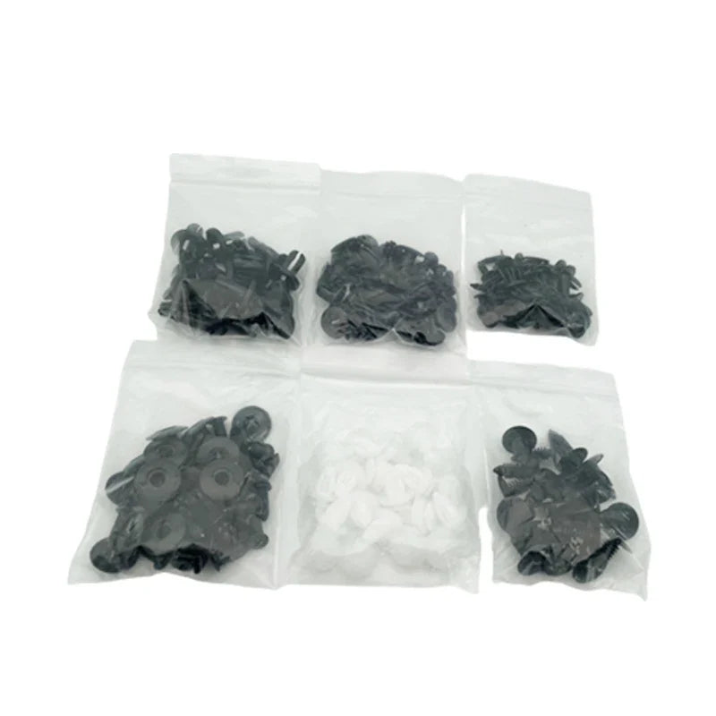 Universal Automotive Fastener Clip Kit for Panel Fixation 50 to 100 Pieces