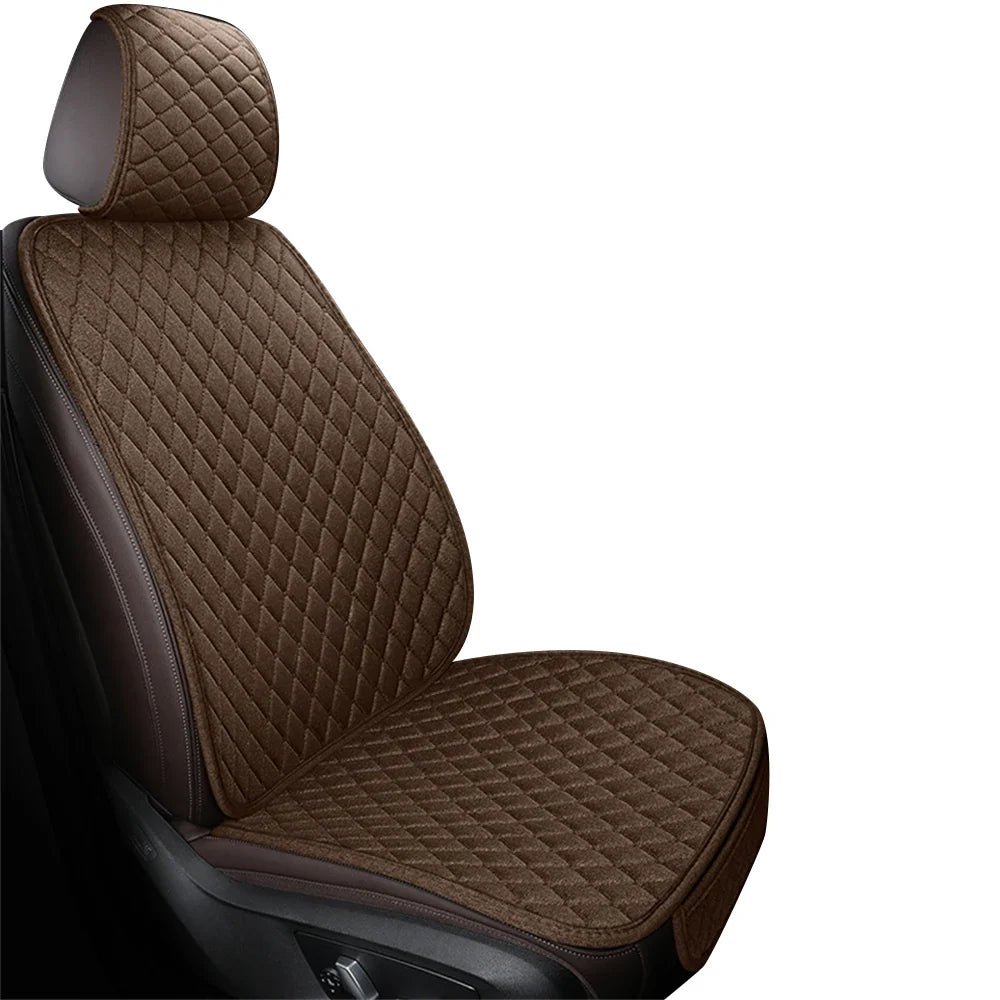 Breathable Universal Linen Car Seat Cover 4-Season Comfort