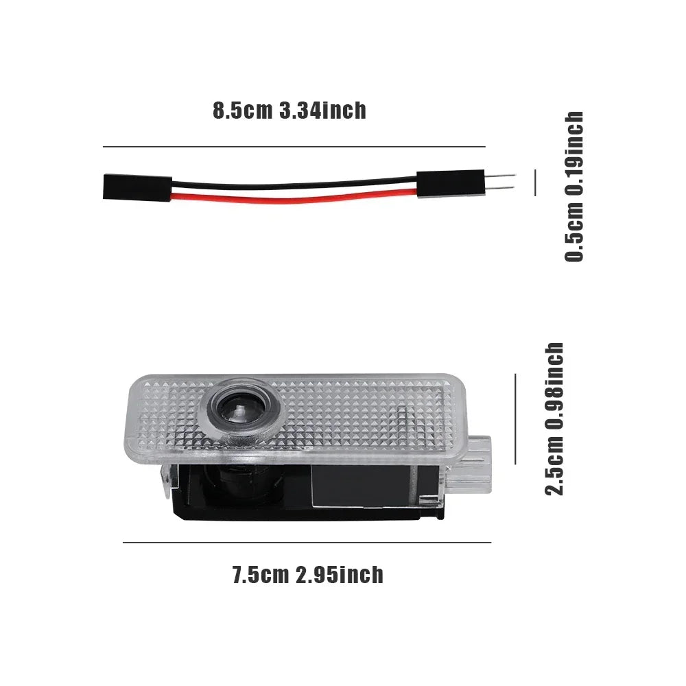 BMW Door LED Projector Welcome Light – Courtesy Logo Light for 3, 5, 7 Series and X1 (2 or 4-Piece Kit)