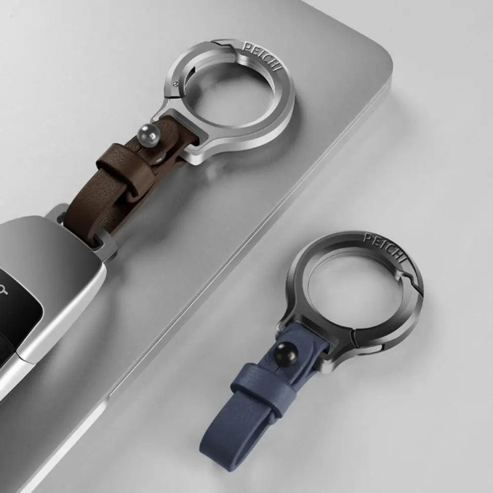 Chaveiro de Couro Premium com Liga de Zinco – Durável, Elegante e Sofisticado