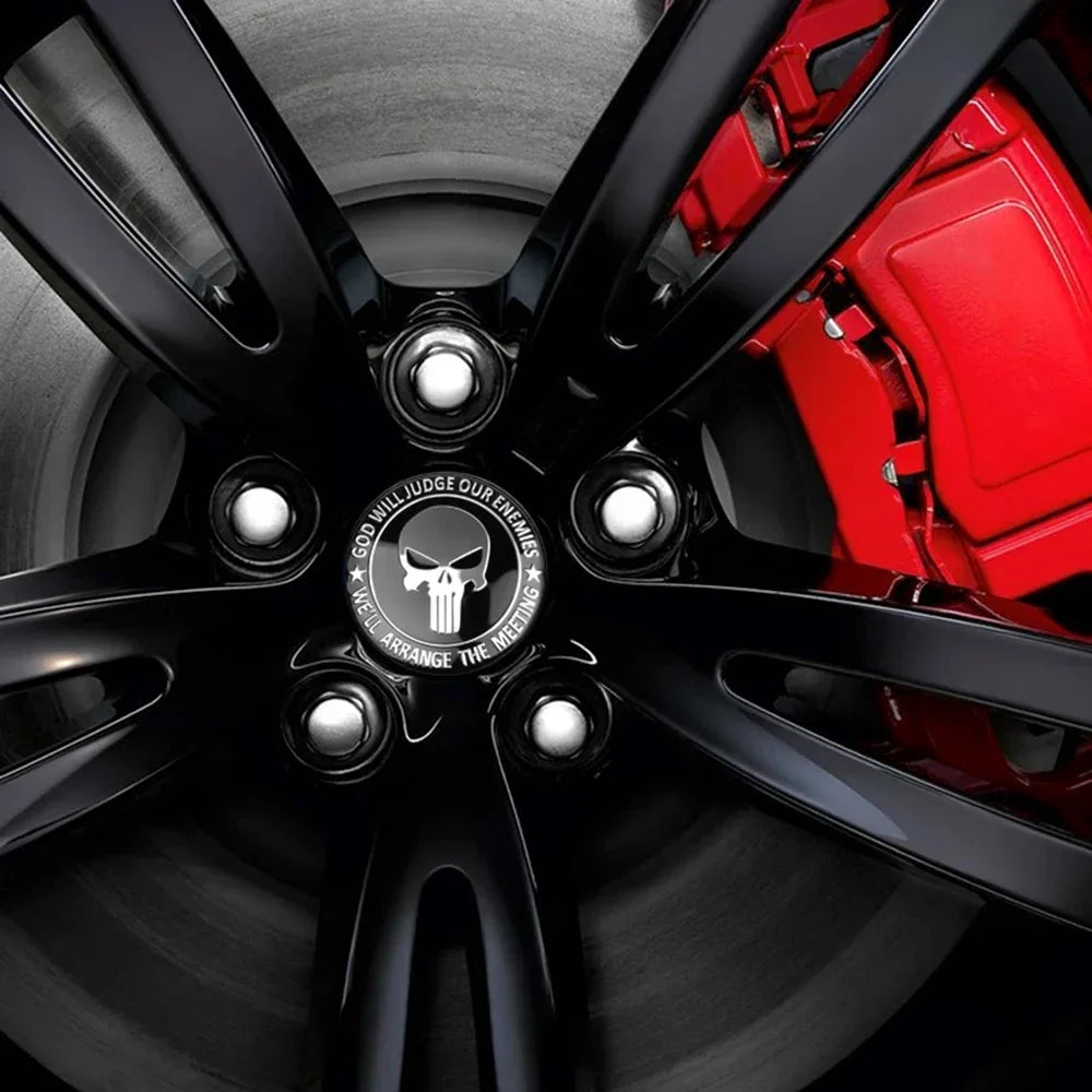 3D Emblem for Automotive Wheel Center Universal Sticker