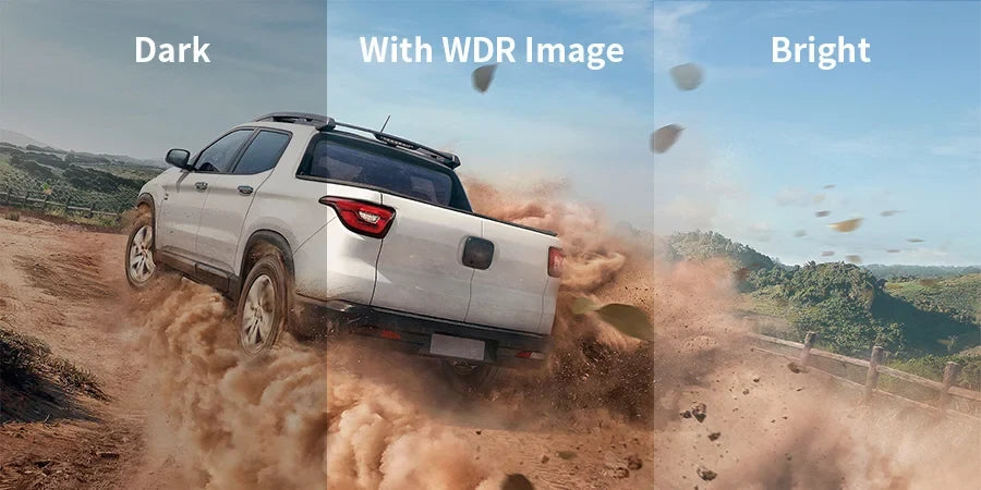 2K WiFi and GPS Rearview Mirror Dash Cam – Automotive DVR with Night Vision and 24h Monitoring