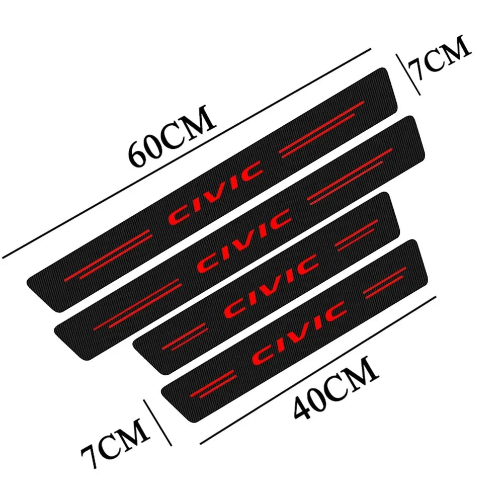 Honda Civic door sill plates 07-21 - Inovata Store