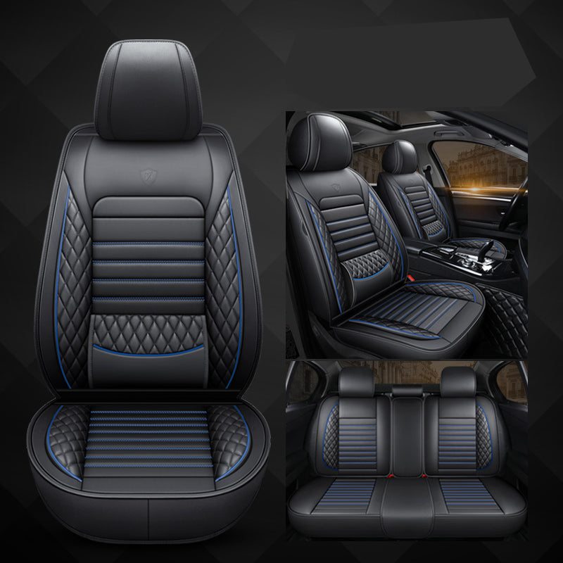 Universal PU Leather Car Seat Cover Full Coverage