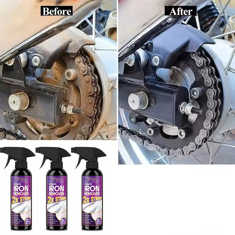 High-Power Automotive Rust Remover Spray for Wheels and Metals