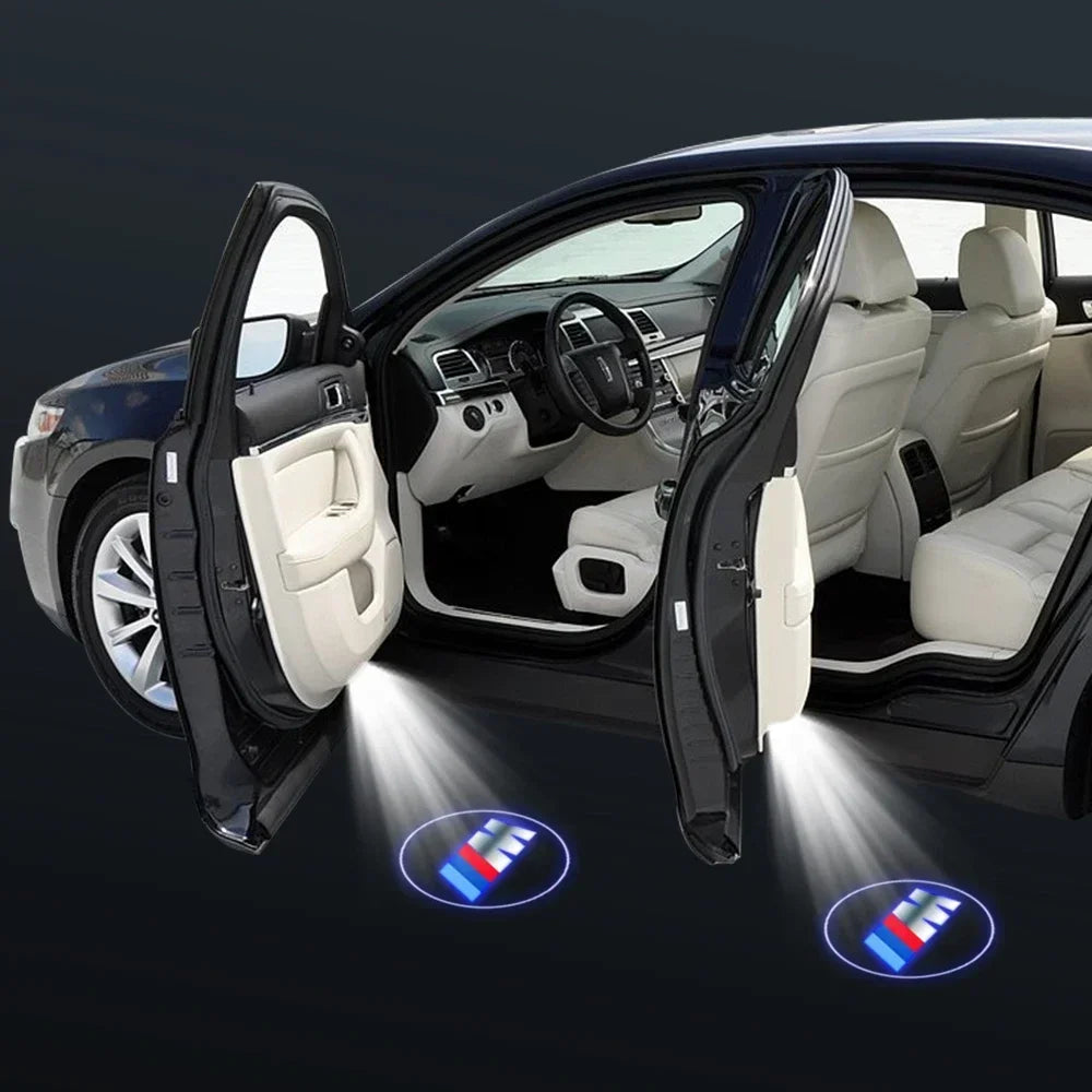 BMW Door LED Projector Welcome Light – Courtesy Logo Light for 3, 5, 7 Series and X1 (2 or 4-Piece Kit)