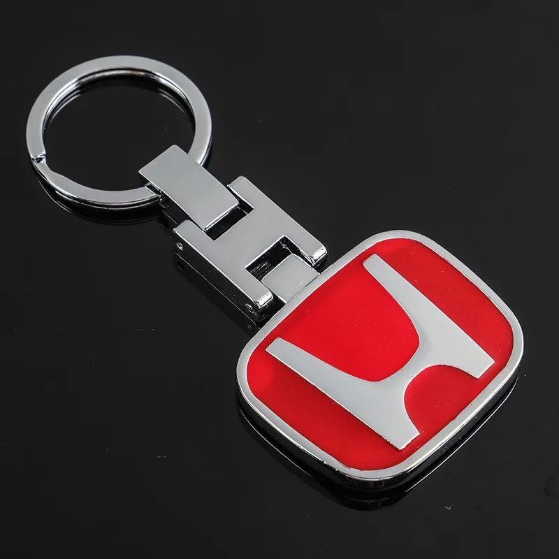 Premium Metal Honda Automotive Keychain – Anti-Loss Accessory with Reinforced Ring