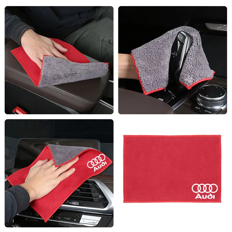 Suede-Type Microfiber Towel for Car Drying and Cleaning