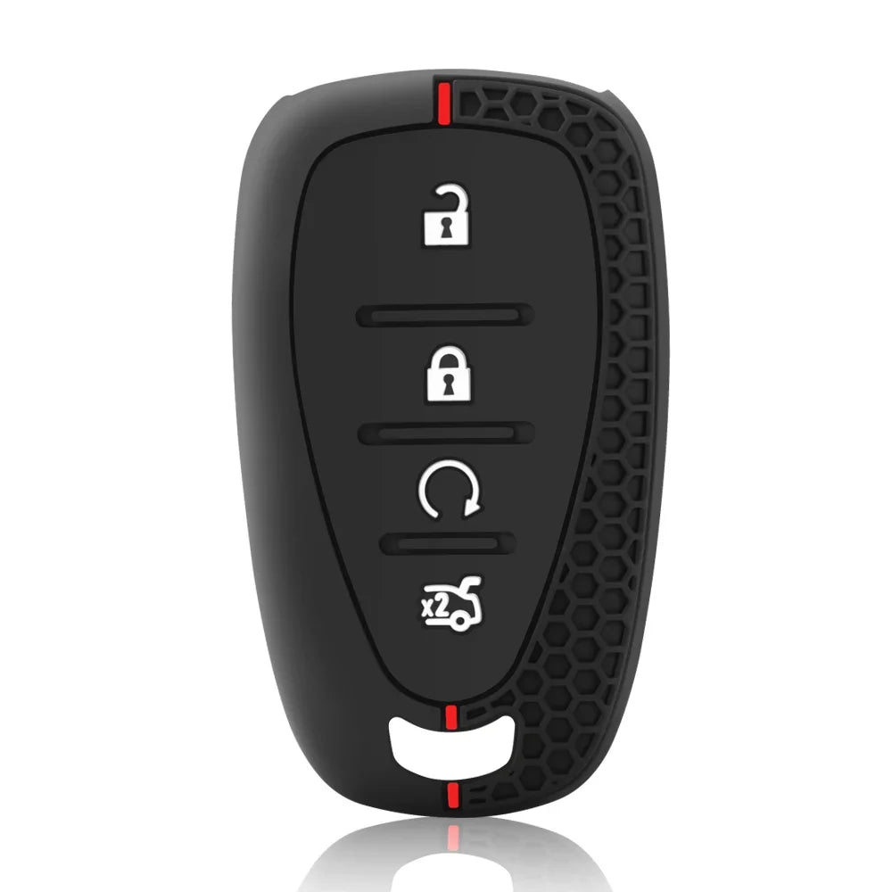 Silicone Car Key Cover for Chevrolet Cruze, Camaro, and Onix – Complete Anti-Scratch Protection