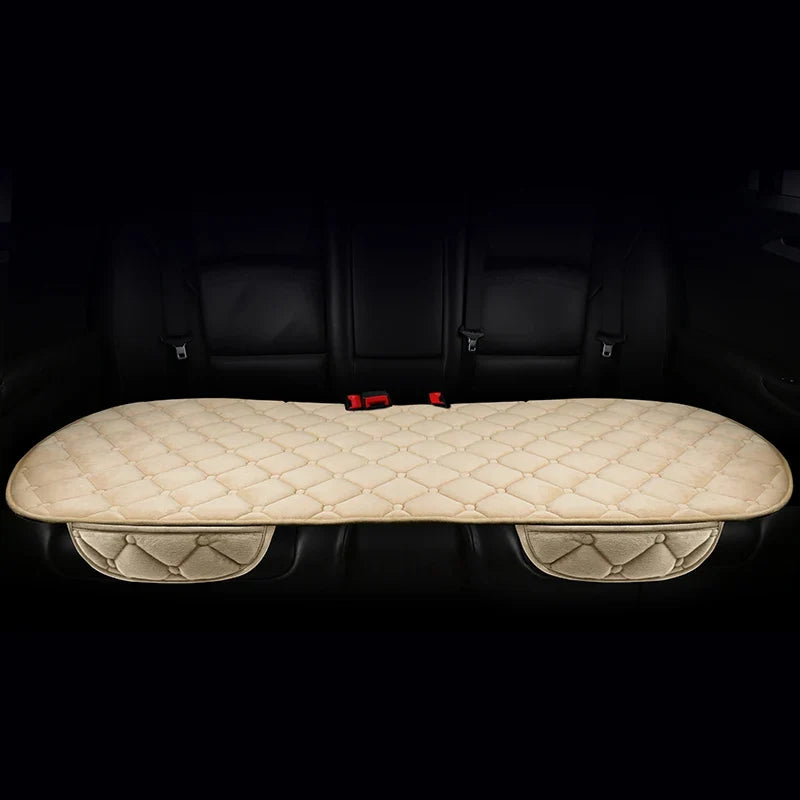 Plush Automotive Seat Cushion Winter – Universal Warm Non-Slip Cover (3-Piece Kit)