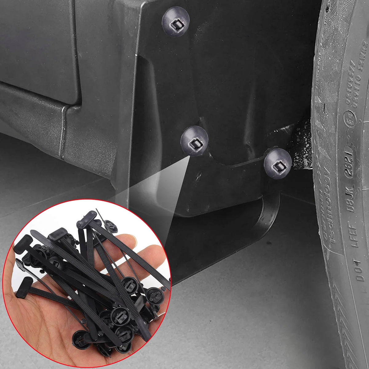 Kit Presilhas Automotivas Universal Fixador de Painéis e Cabos