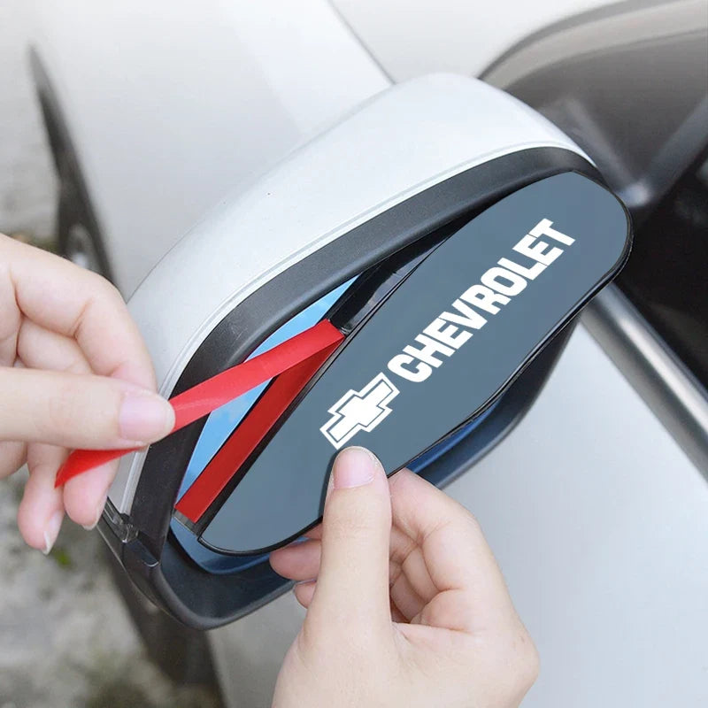 Anti-Rain Car Rearview Mirror Protector – Universal Side Mirror Visor (2-Piece Kit)
