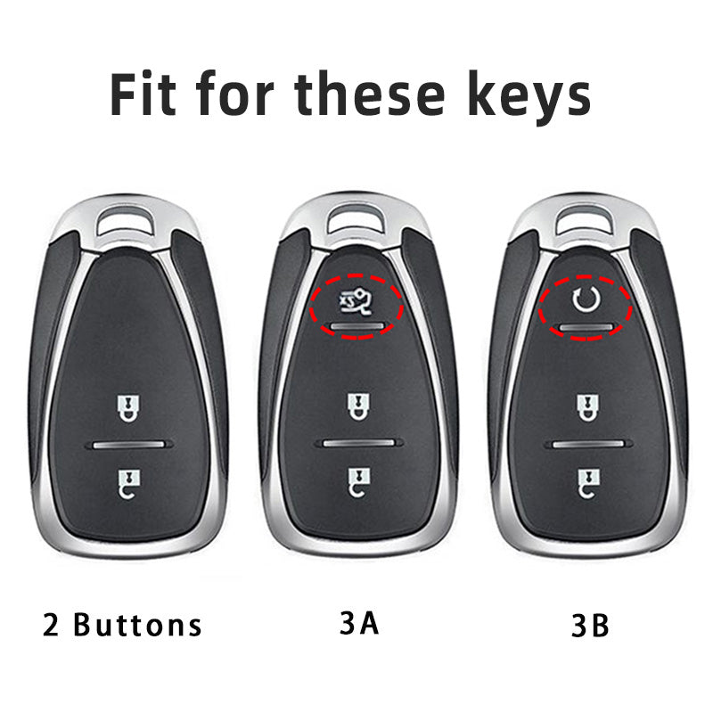 TPU Automotive Key Cover for Chevrolet Cruze, Camaro, and Onix – Complete Anti-Scratch Protection, 2 and 3 Buttons