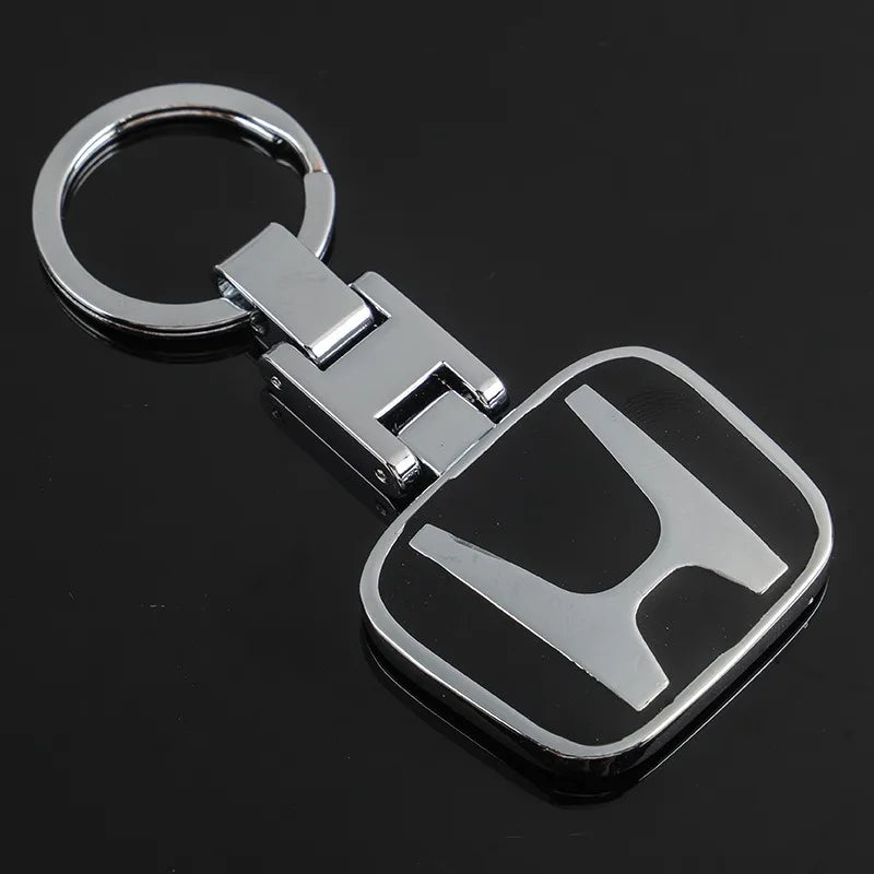 Premium Metal Honda Automotive Keychain – Anti-Loss Accessory with Reinforced Ring