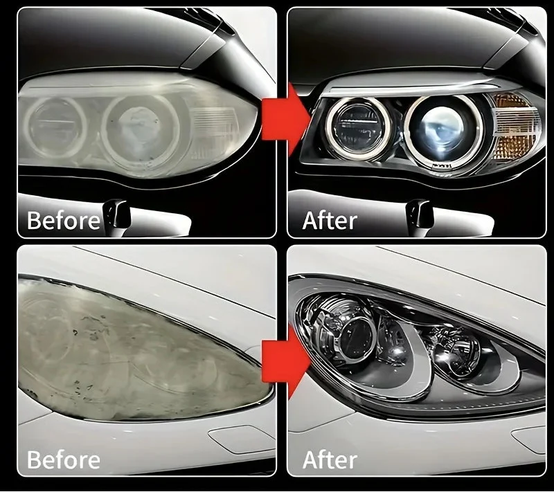 Automotive Headlight Restoration Kit Oxidation Remover Polishing