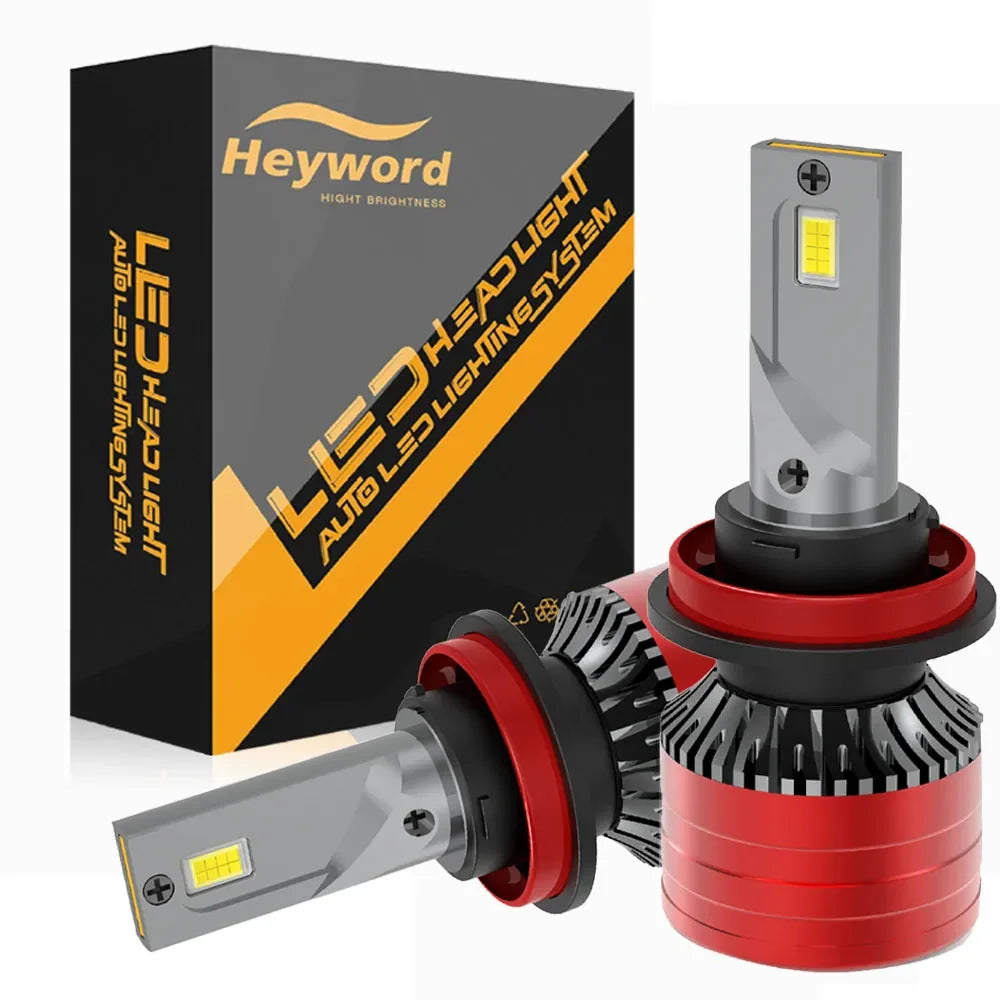 Automotive LED Bulb Kit H1 H4 H7 H11 9005 9006 6000K High Power