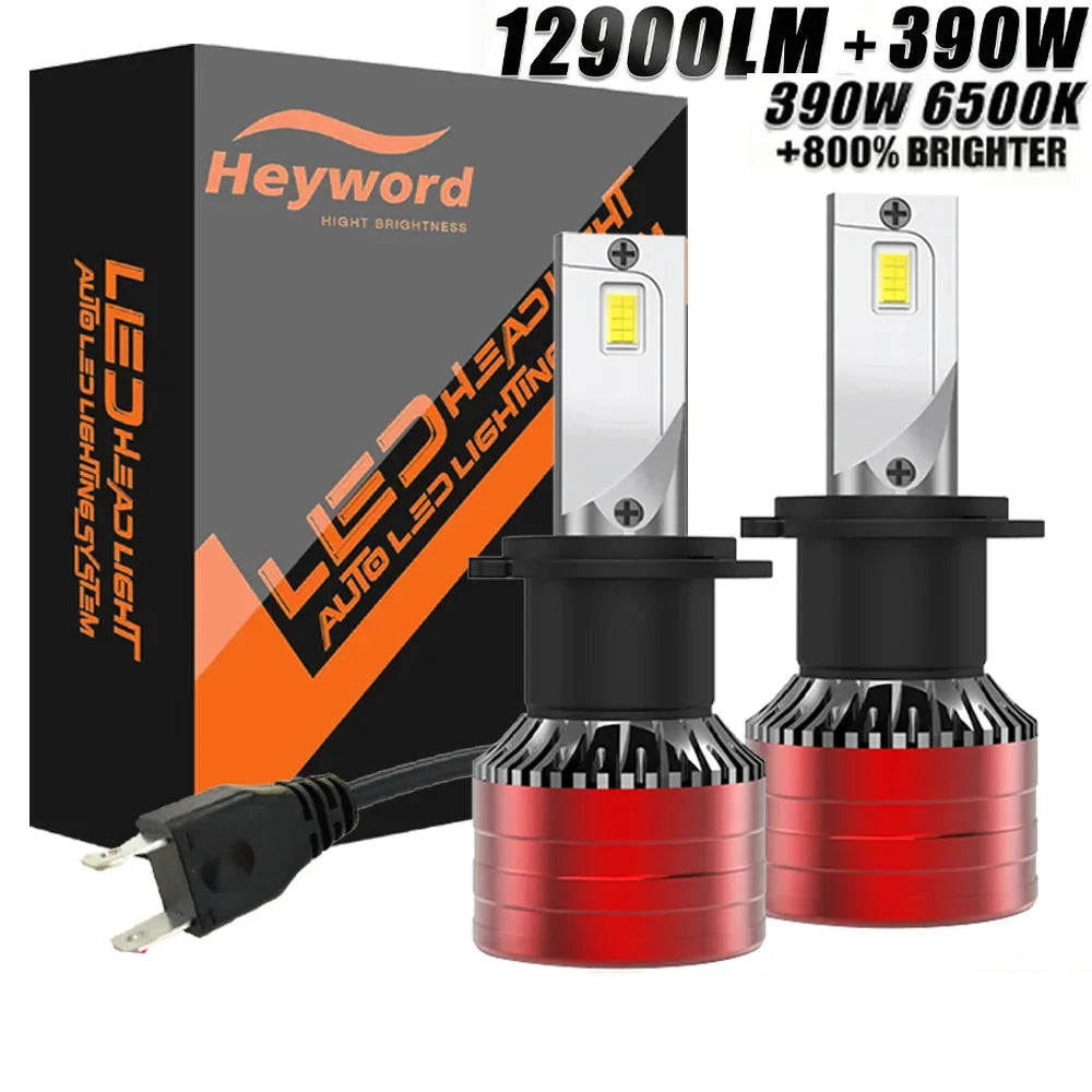 Automotive LED Bulb Kit H1 H4 H7 H11 9005 9006 6000K High Power