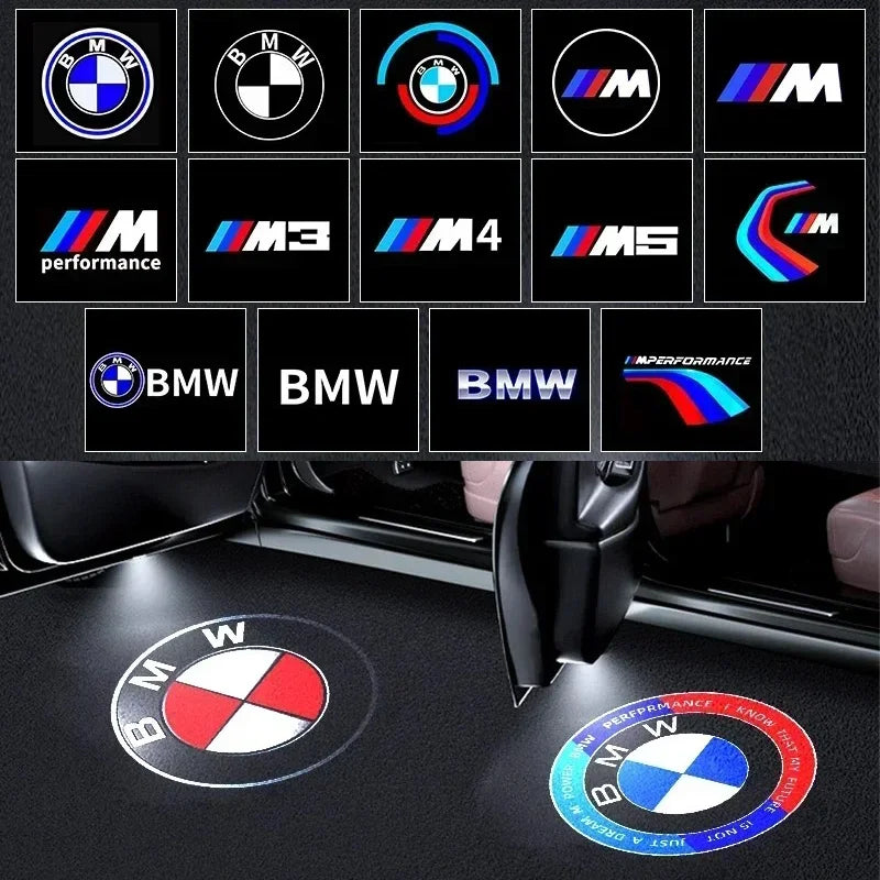 BMW Door LED Projector Welcome Light – Courtesy Logo Light for 3, 5, 7 Series and X1 (2 or 4-Piece Kit)