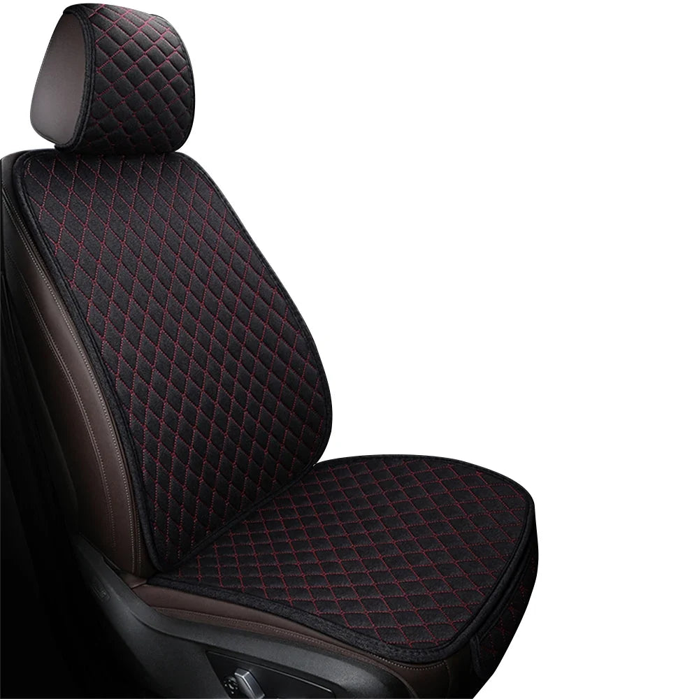 Breathable Universal Linen Car Seat Cover 4-Season Comfort