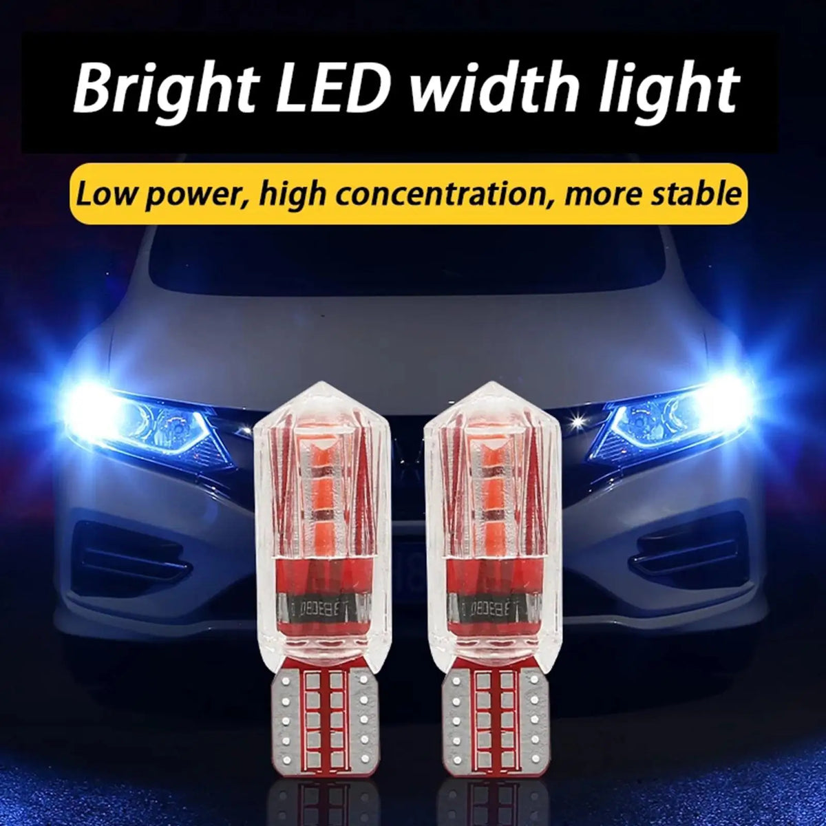 T10 Super Bright Automotive LED Bulb – Parking, License Plate and Interior Light 12V/24V (Pair)