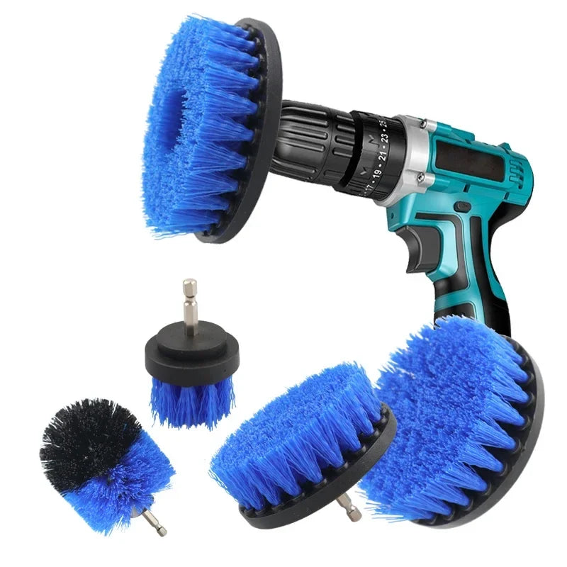 4-Inch Drill Brush for Automotive and Upholstery Cleaning