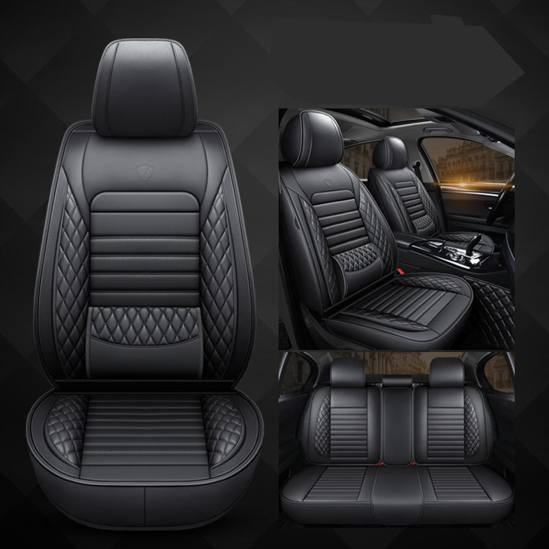 Universal PU Leather Car Seat Cover Full Coverage