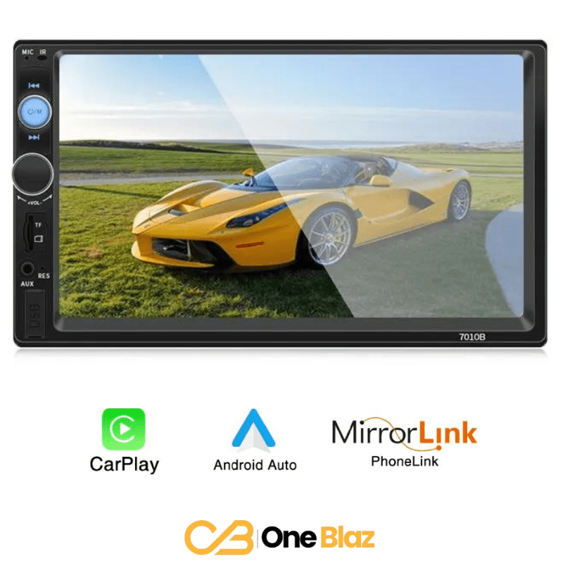 Central Multimídia Universal 2 Din 7” – Apple Carplay, Android Auto, Bluetooth e Câmera de Ré