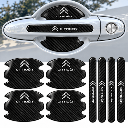 Adesivo Protetor de Maçaneta Automotiva para Chevrolet – Kit 8 Peças Anti Risco Porta Carro