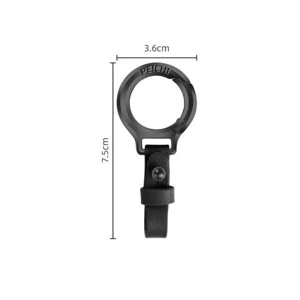 Chaveiro de Couro Premium com Liga de Zinco – Durável, Elegante e Sofisticado